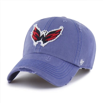 Men's '47  Blue Washington Capitals Weathered Clean Up Adjustable Hat