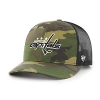 Casquette Snapback '47 Camo/Black Washington Capitals Trucker pour homme