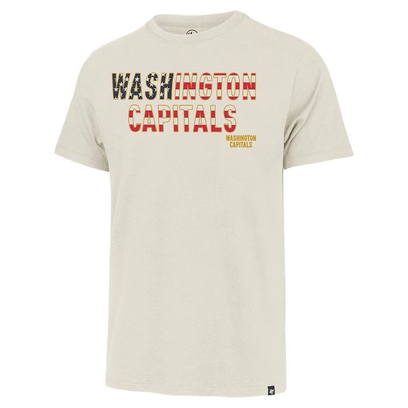 T-shirt homme '47 crème Washington Capitals Americana Franklin