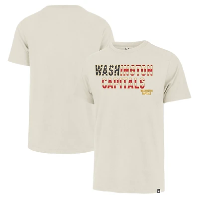 Men's '47 Cream Washington Capitals Americana Franklin T-Shirt
