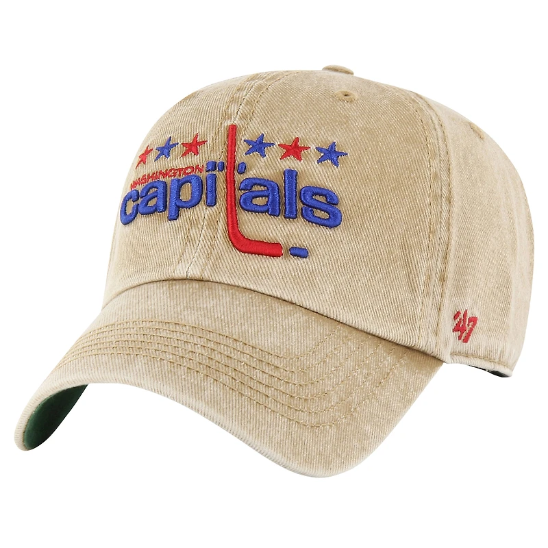 Casquette réglable '47 kaki Washington Capitals Earldor Clean Up pour hommes