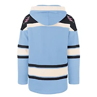 Men's '47 Cream Washington Capitals Cherry Blossom Lacer Pullover Hoodie