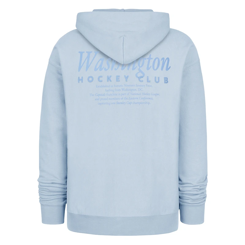 Sweat à capuche bleu clair '47 Washington Capitals Foundation pour homme