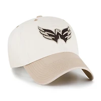 Men's '47  Natural/Tan Washington Capitals Neutral Terrain Clean Up Adjustable Hat