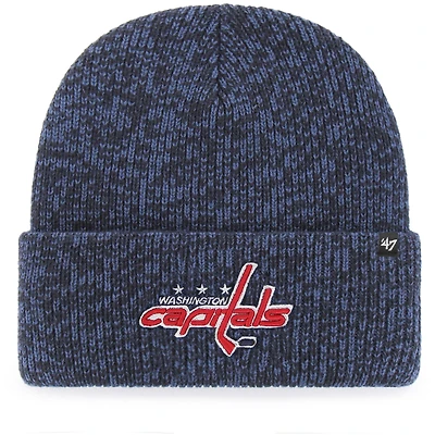 Bonnet en tricot à revers Brain Freeze des Capitals de Washington '47 bleu marine pour homme