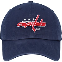 Casquette réglable Clean Up des Washington Capitals '47 bleu marine pour homme