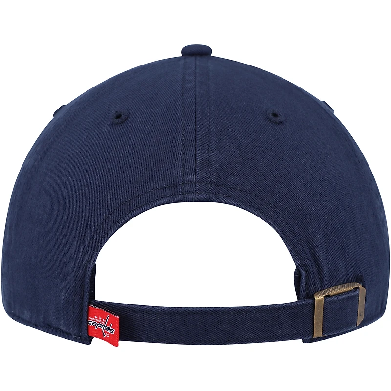 Casquette réglable Clean Up des Washington Capitals '47 bleu marine pour homme