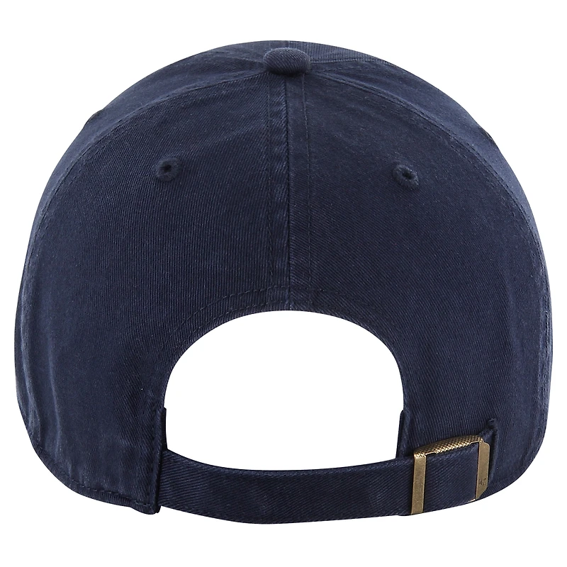 Casquette réglable Clean Up '47 pour hommes, bleu marine, Washington Capitals Core Logo Clean Up