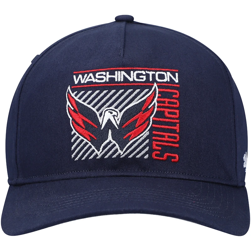 Casquette Snapback Reflex Hitch des Washington Capitals '47 bleu marine pour homme