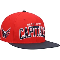 Casquette Snapback Capitaine des Capitals de Washington '47 rouge pour homme