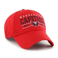 Casquette réglable MVP Centerline des Washington Capitals '47 rouge pour homme
