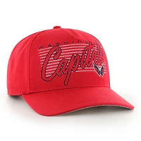 Casquette snapback '47 rouge Washington Capitals Marquee Hitch pour hommes