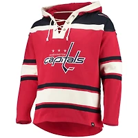 Sweat à capuche rouge '47 pour homme des Washington Capitals Superior Lacer