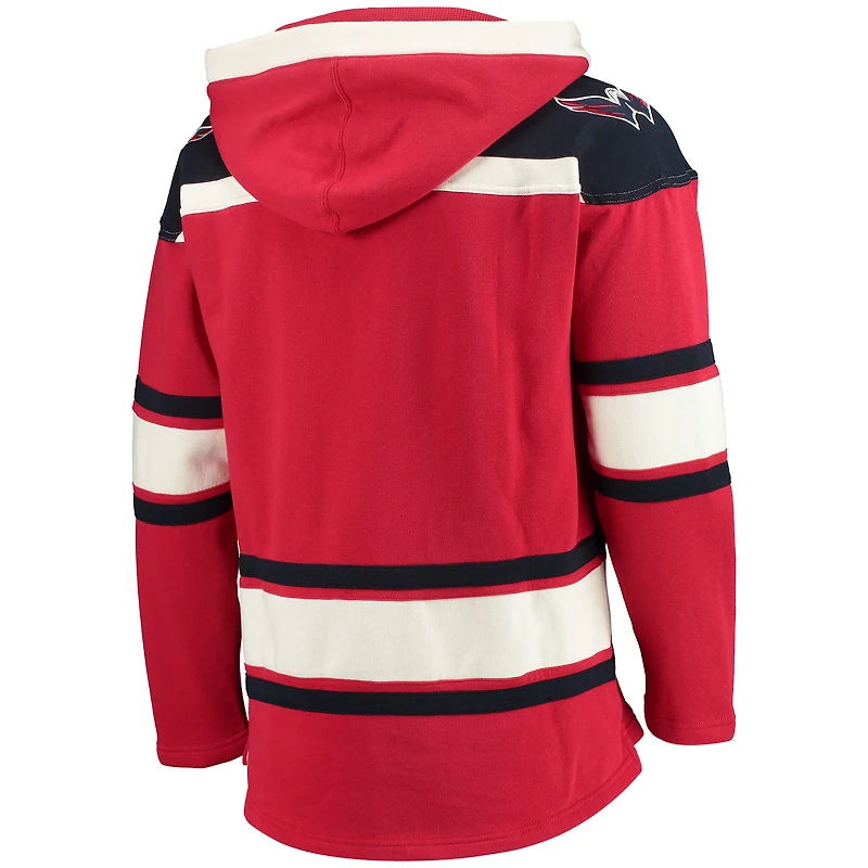 Sweat à capuche rouge '47 pour homme des Washington Capitals Superior Lacer
