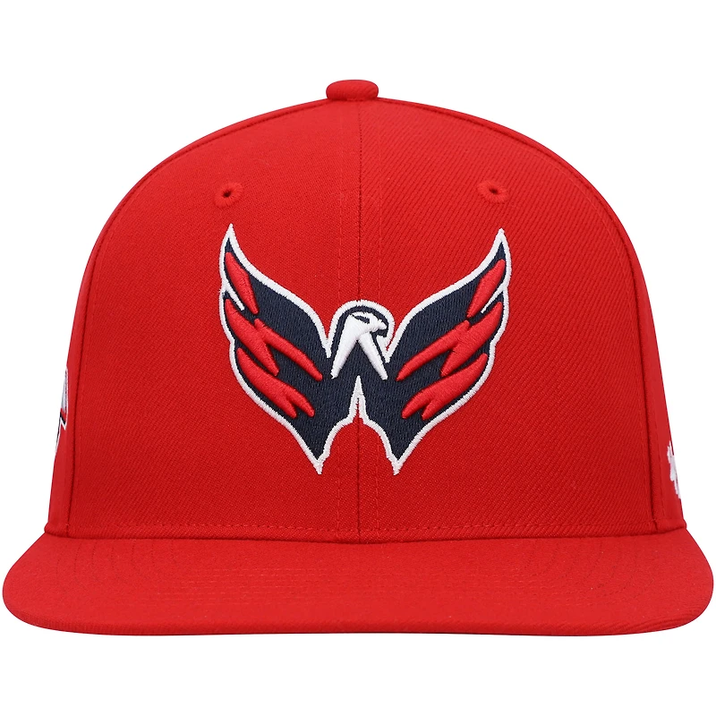 Men's '47  Red Washington Capitals Sure Shot Captain Snapback Hat