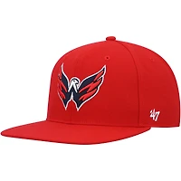 Men's '47  Red Washington Capitals Sure Shot Captain Snapback Hat