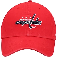 Casquette réglable '47 Red Washington Capitals Team Clean Up pour homme