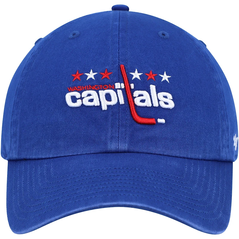 Casquette réglable '47 Royal Washington Capitals Clean Up pour homme