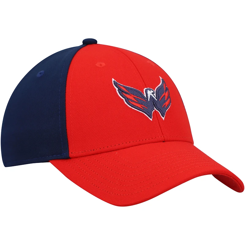 Casquette réglable adidas pour hommes, rouge/bleu marine, équipe des Capitals de Washington