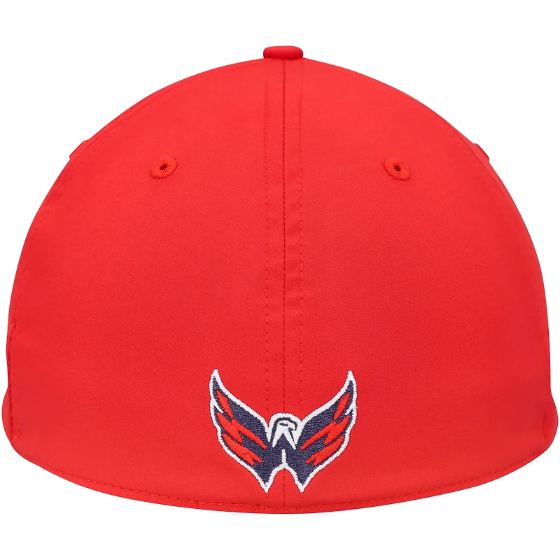 Men's adidas Red Washington Capitals Circle Logo Flex Hat