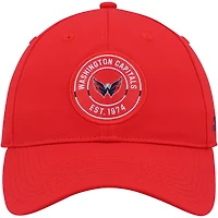 Men's adidas Red Washington Capitals Team Circle Slouch Adjustable Hat