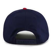 Casquette ajustable Burnett bleu marine/rouge pour homme des Washington Capitals American Needle