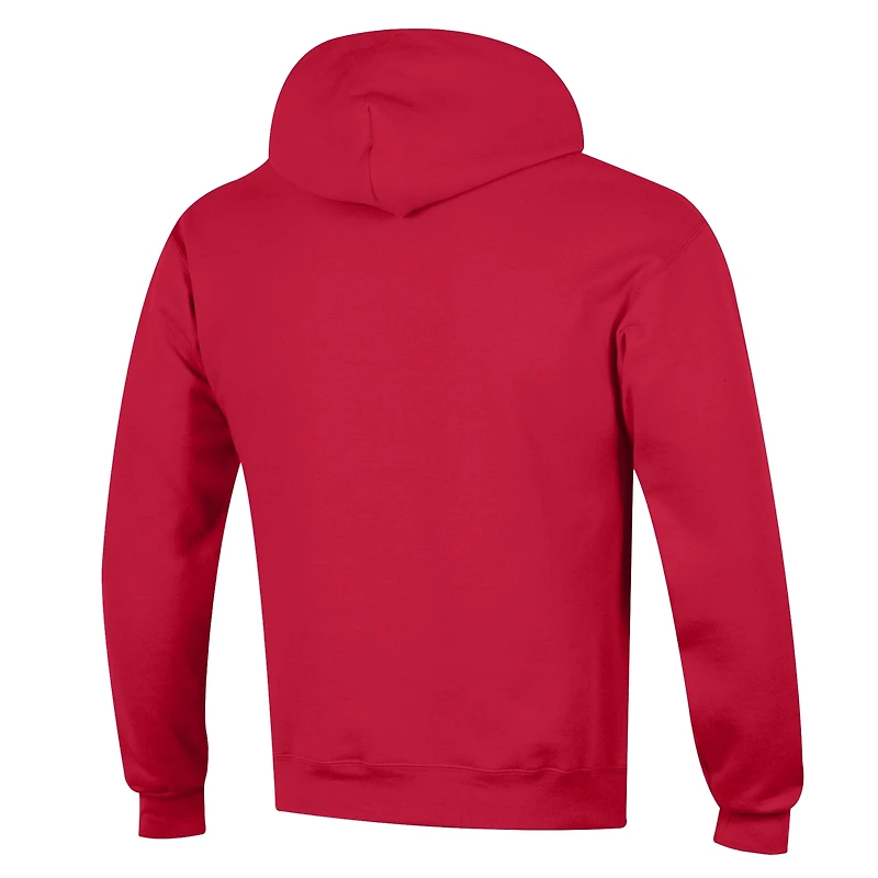 Men's Champion Red Washington Capitals Powerblend Hoodie