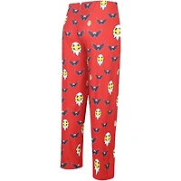 Men's Concepts Sport Red Washington Capitals Gauge Allover Print Knit Sleep Pants