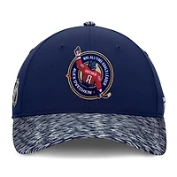 Men's Fanatics Alexander Ovechkin Athletic Navy/Heather Navy Washington Capitals NHL All-Time Goals Leader Locker Room Adjustable Hat