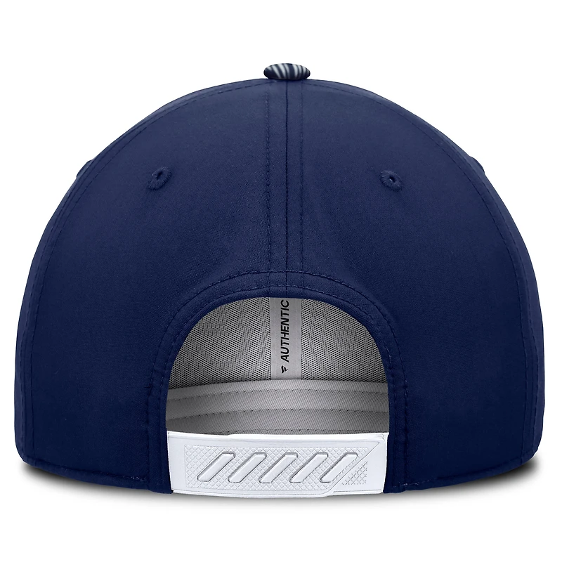 Men's Fanatics Alexander Ovechkin Athletic Navy/Heather Navy Washington Capitals NHL All-Time Goals Leader Locker Room Adjustable Hat