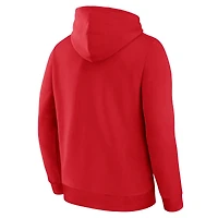 Men's Fanatics Alexander Ovechkin Athletic Red Washington Capitals NHL All-Time Leading Goal Scorer The Great 895 Pullover Hoodie