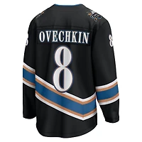 Maillot de joueur alternatif Premier Breakaway 50e anniversaire des Washington Capitals Alexander Ovechkin pour hommes Fanatics noir