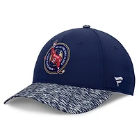 Men's Fanatics Alexander Ovechkin Navy/Heather Navy Washington Capitals NHL All-Time Leading Goal Scorer Locker Room Adjustable Hat