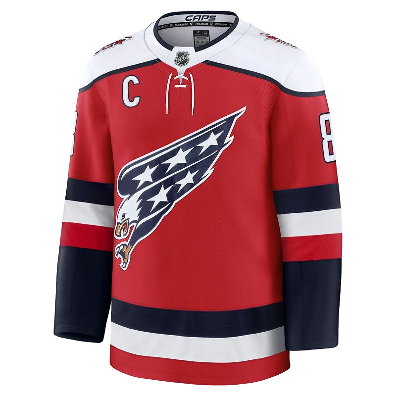 Men's Fanatics Alexander Ovechkin Red Washington Capitals Alternate Premium Player Jersey