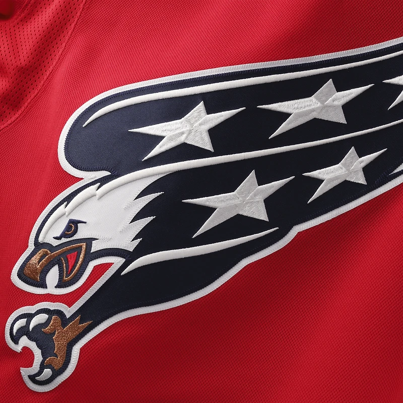 Maillot de joueur alternatif premium rouge Alexander Ovechkin des Capitals Washington pour hommes Fanatics