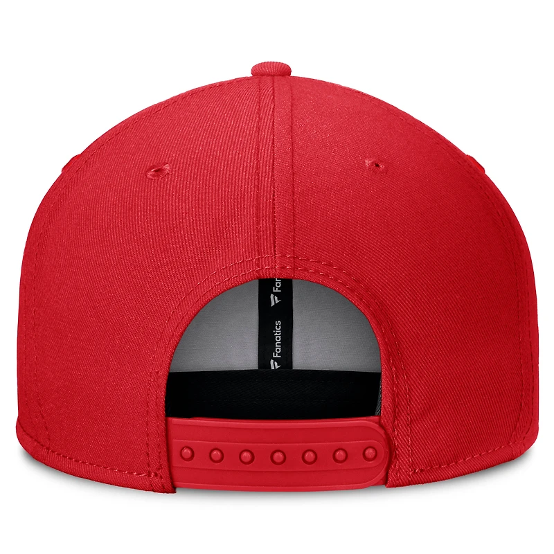 Casquette snapback rouge Alexander Ovechkin, meilleur buteur de tous les temps des Capitals de Washington, fanatiques pour hommes de la LNH
