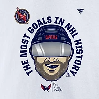 Sweat-shirt en molleton GR8 Caricature pour homme, fanatiques, Alexander Ovechkin, meilleur buteur de tous les temps la LNH, des Capitals Washington