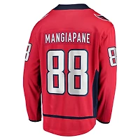 Men's Fanatics Andrew Mangiapane Red Washington Capitals Home Premier Breakaway Player Jersey