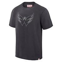 T-shirt noir pour hommes Fanatics des Capitals de Washington fabriqué au Canada