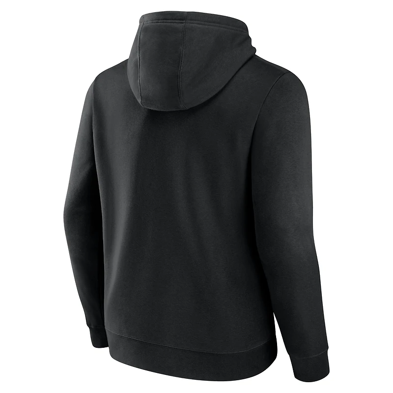Sweat à capuche Fanatics noir pour homme avec logo Prime Alt des Capitals de Washington