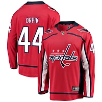 Fanatics Branded Brooks Orpik Rouge Washington Capitals Breakaway Maillot de joueur à domicile pour homme
