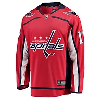 Maillot de joueur échappé à domicile Fanatics Dylan Strome rouge des Capitals Washington pour hommes
