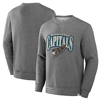 Sweat-shirt en polaire légendaire pour homme Fanatics Heather Grey Washington Capitals Decades Collection