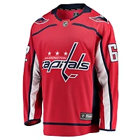 Maillot domicile rouge Ilya Protas des Capitals de Washington pour homme (Fanatics).