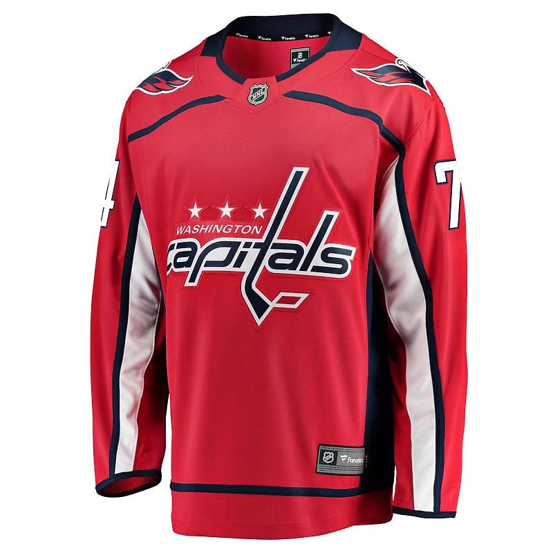 Men's Fanatics John Carlson Red Washington Capitals Home Breakaway Player