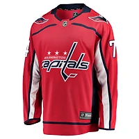Men's Fanatics John Carlson Red Washington Capitals Home Breakaway Player