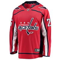 Men's Fanatics Jordan Kyrou Red Washington Capitals Home Breakaway Jersey