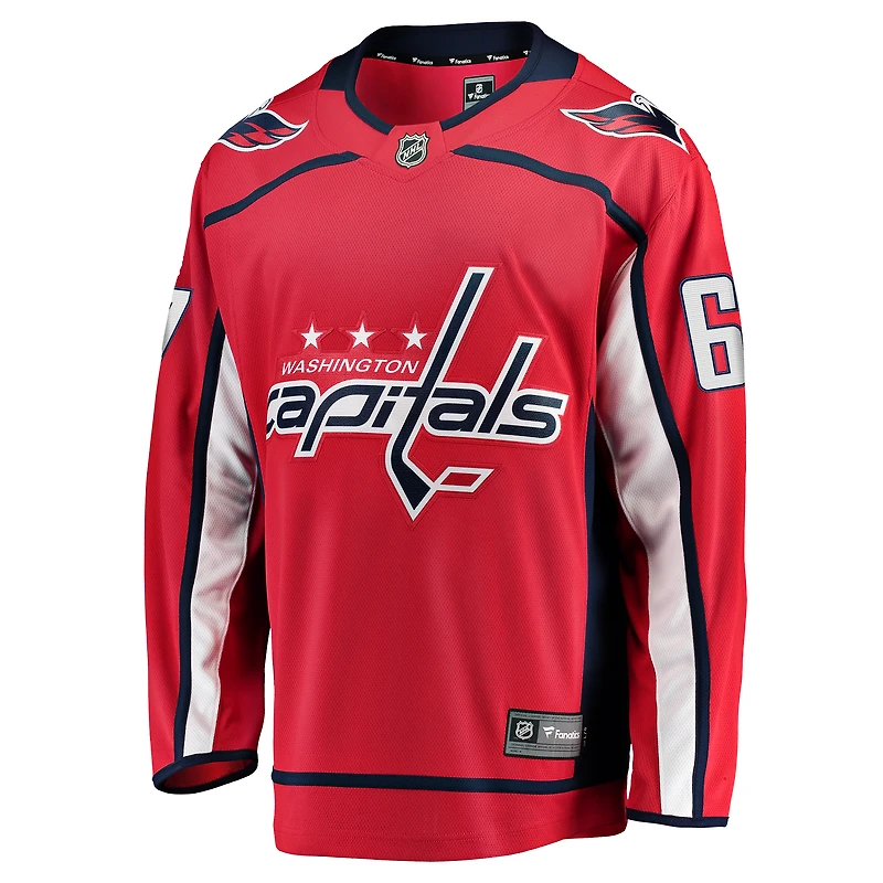 Maillot de joueur échappé à domicile Fanatics Max Pacioretty des Capitals Washington pour hommes, rouge