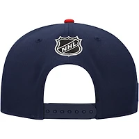 Men's Fanatics Navy/Red Washington Capitals 2025 NHL Draft Snapback Hat