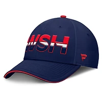 Men's Fanatics Navy/Red Washington Capitals Authentic Pro Rink Team Code Flex Hat